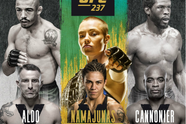 Póster oficial del UFC Rio destaca a ‘Bate-Estaca’, Aldo y Anderson Silva