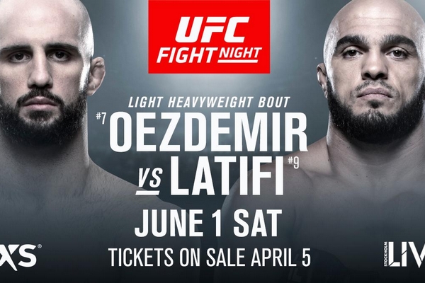 Volkan Oezdemir es confirmado contra Ilir Latifi en el UFC Estocolmo