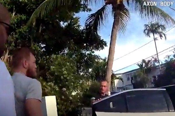 Vídeo del momento del arresto de Conor McGregor es divulgado; véalo