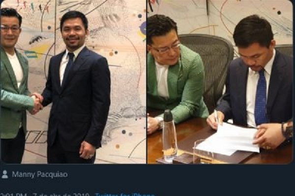 Presidente de Rizin anuncia la «participación» de Manny Pacquiao en un evento; entérate
