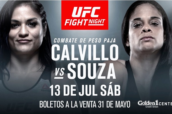 UFC escala a ‘Livinha’ Souza contra Cynthia Calvillo para evento en julio
