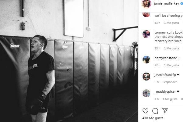 Jamie Mullarkey queda fuera de UFC Auckland tras reportar lesión