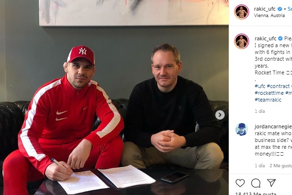 Aleksandar Rakic firma nuevo contrato con UFC