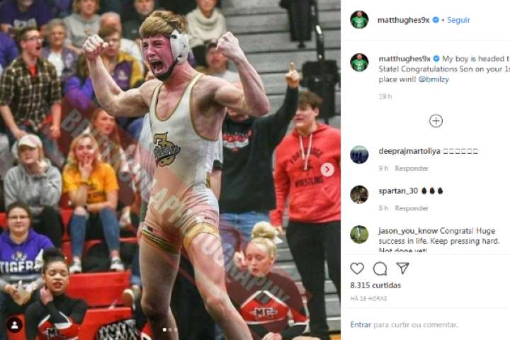 Hijo de Matt Hughes sigue los pasos de su padre en la lucha libre