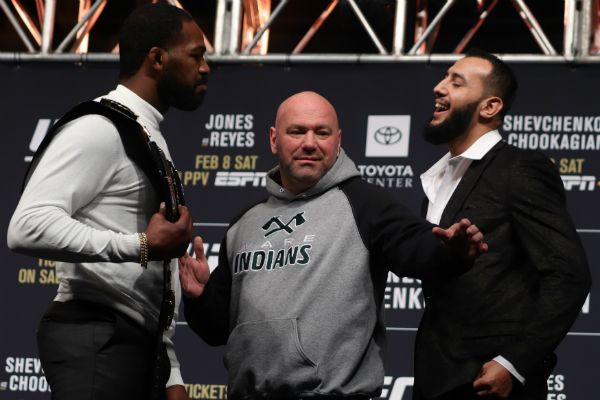 Tras cámara del UFC 247 revela respeto mutuo entre Jon Jones y Dominick Reyes (+Video)