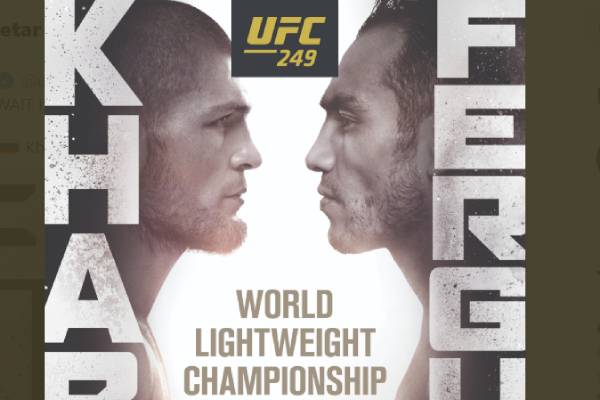 Ultimate lanza póster oficial de UFC 249 con Khabib vs Ferguson
