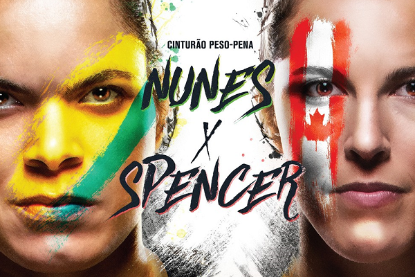 Amanda Nunes y Felicia Spencer protagonizan póster oficial de UFC 250