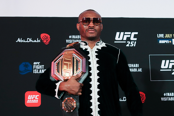 Kamaru Usman reitera su deseo de enfrentar a Georges St-Pierre en el UFC