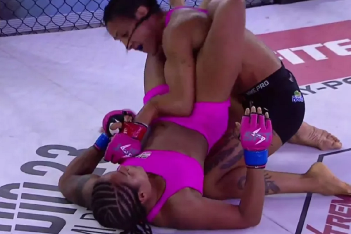 ¡Imagen fuerte! Ex campeona de Pancrase se rompe el antebrazo en evento brasileño de MMA
