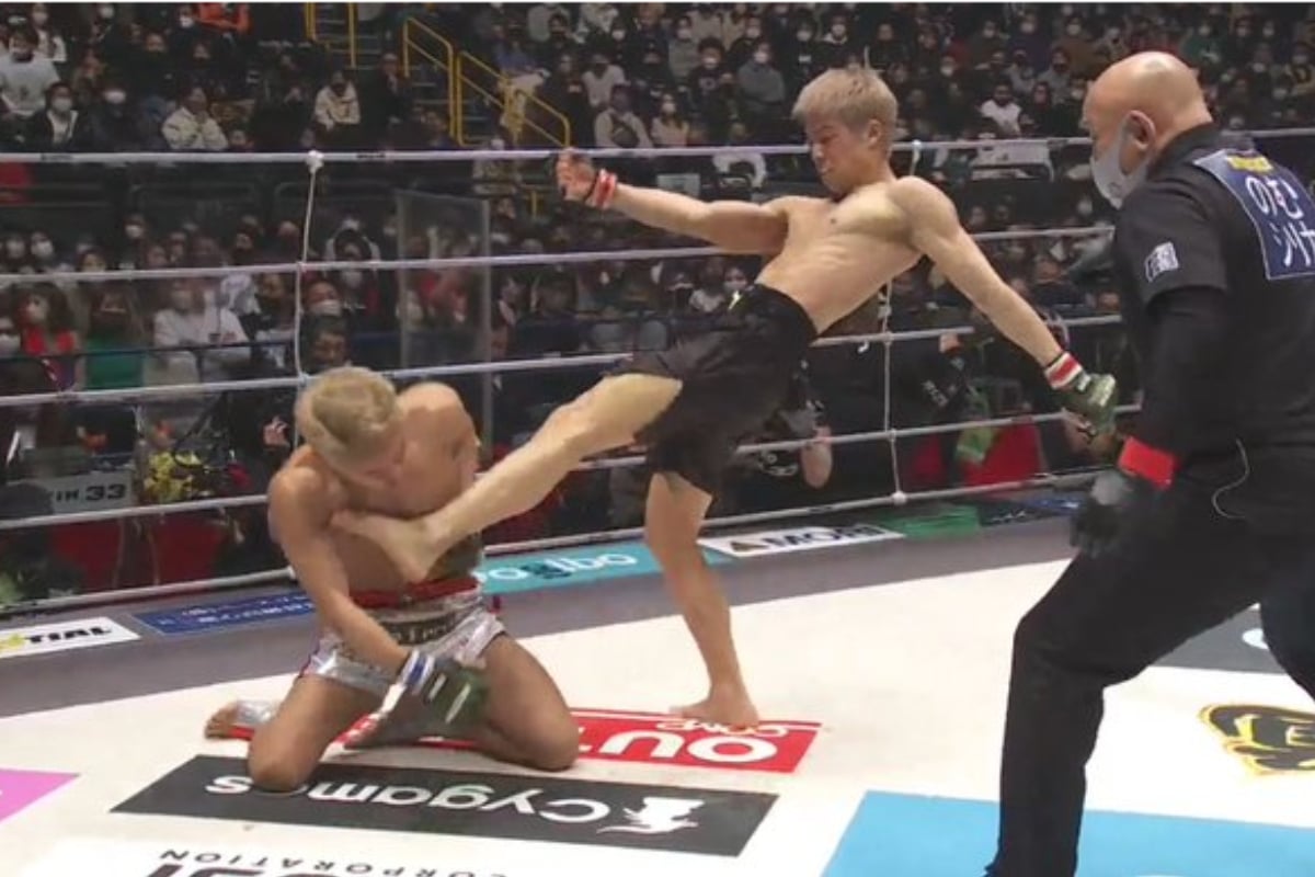 Hijo de la leyenda del fútbol japonés debuta en las MMA con un impresionante nocaut