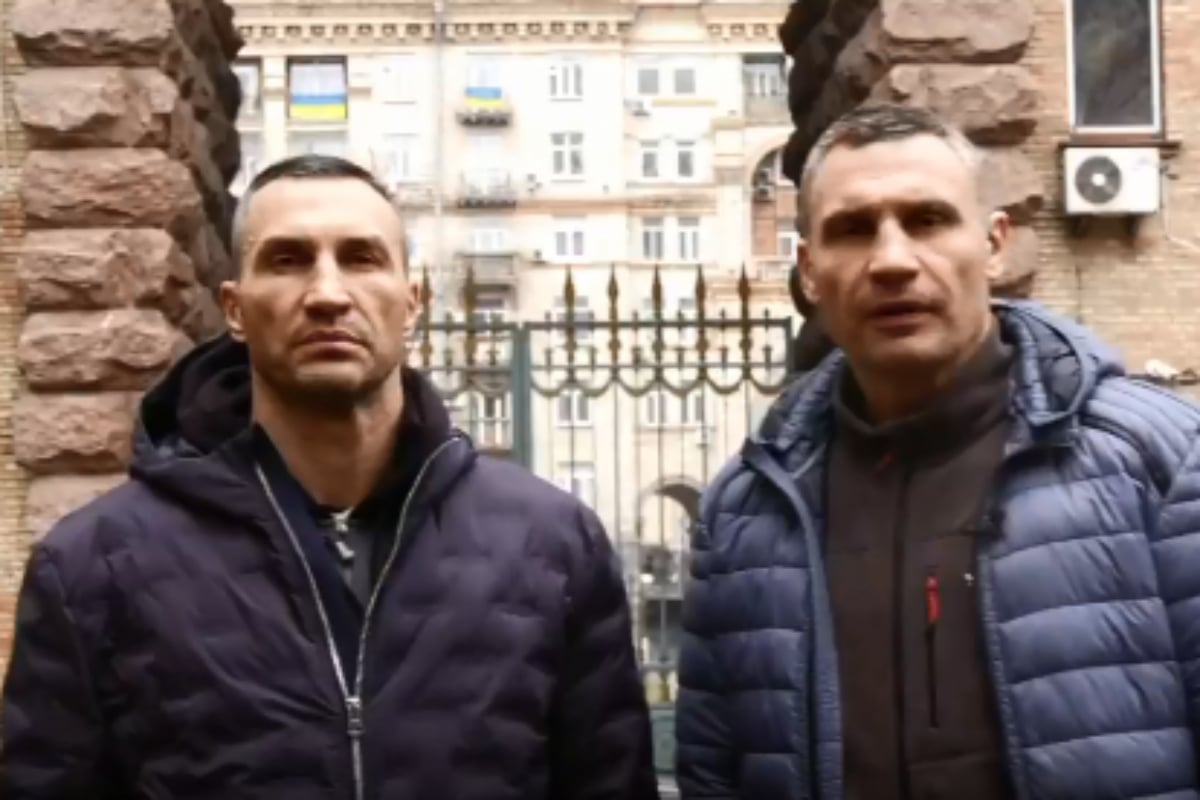 Hermanos Klitschko prometen tomar las armas para defender a Ucrania de la invasión rusa