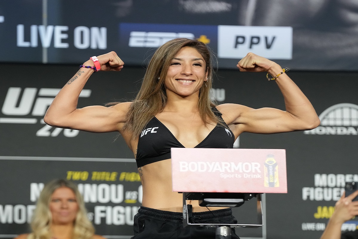 Silvana ‘La Malvada’ Gómez consigue su primera victoria en la UFC al noquear a Liang Na