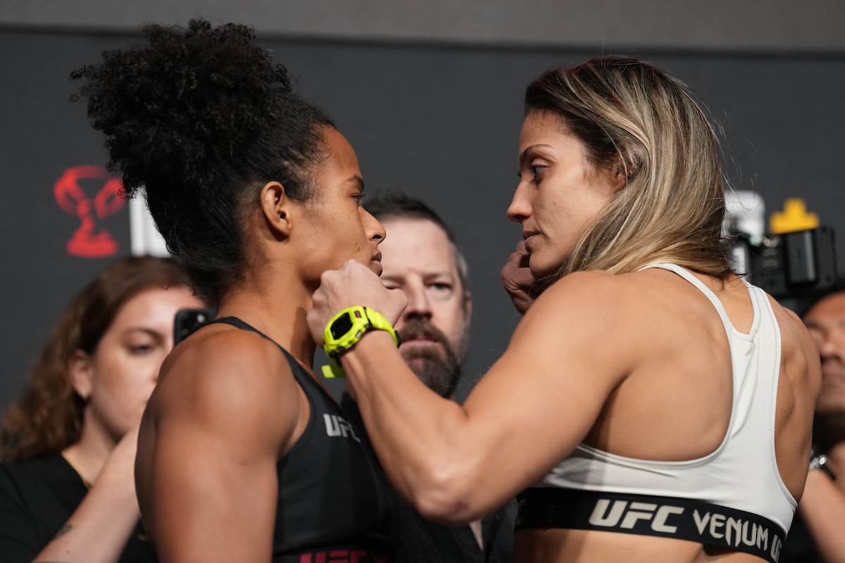 En momentos opuestos, Poliana Botelho y Karine Killer se enfrentan en la UFC