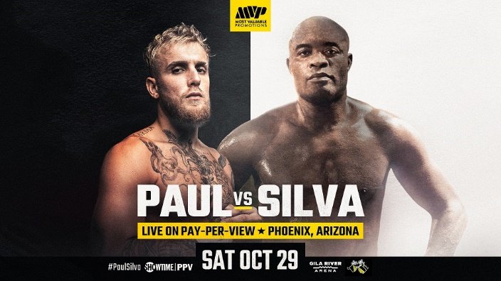 Anderson Silva y Jake Paul se enfrentan en un combate de boxeo en octubre