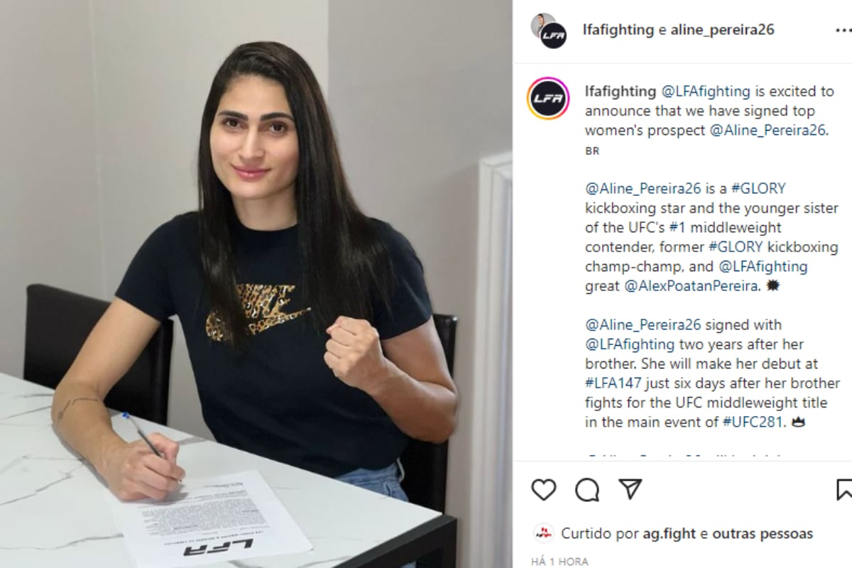 Hermana de Alex ‘Poatan’ firma con LFA y marca su debut en las MMA