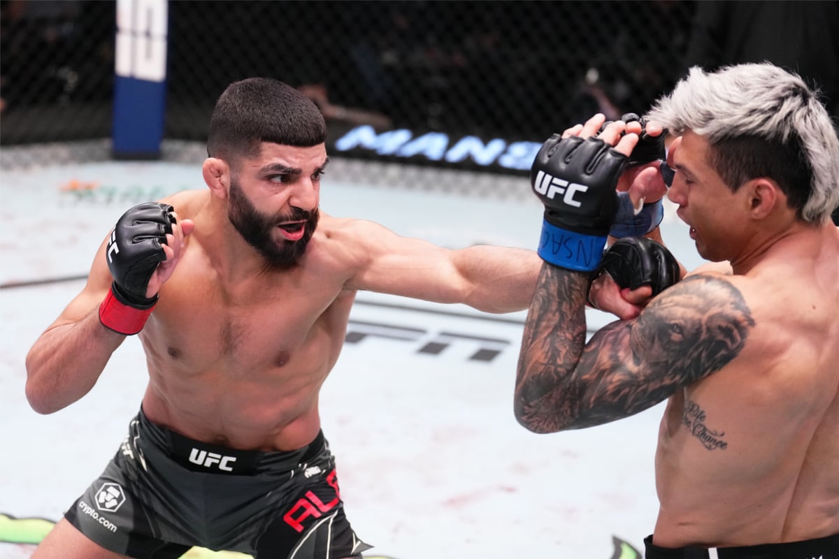 Alessandro Costa es noqueado por Amir Albazi y debuta con derrota en la UFC