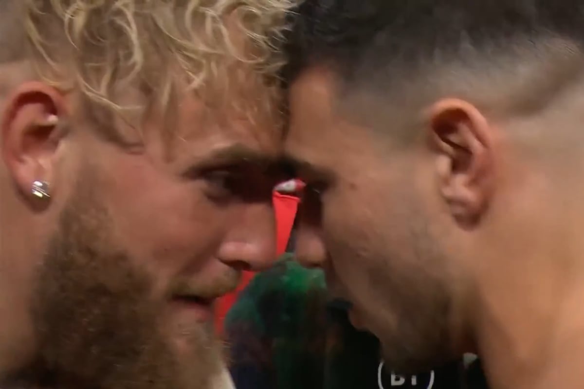 Jake Paul y Tommy Fury pelean para promocionar combate de boxeo
