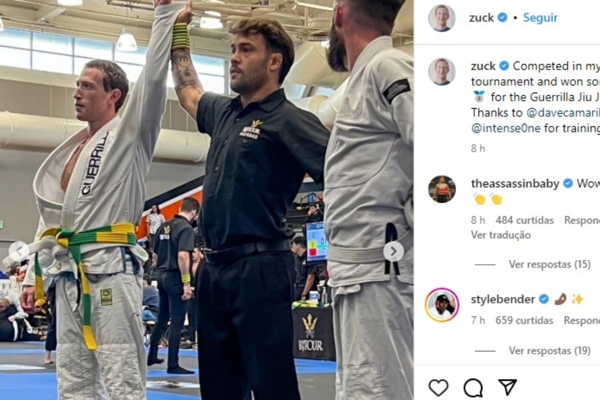 Mark Zuckerberg celebra participar en el primer campeonato de jiu-jitsu