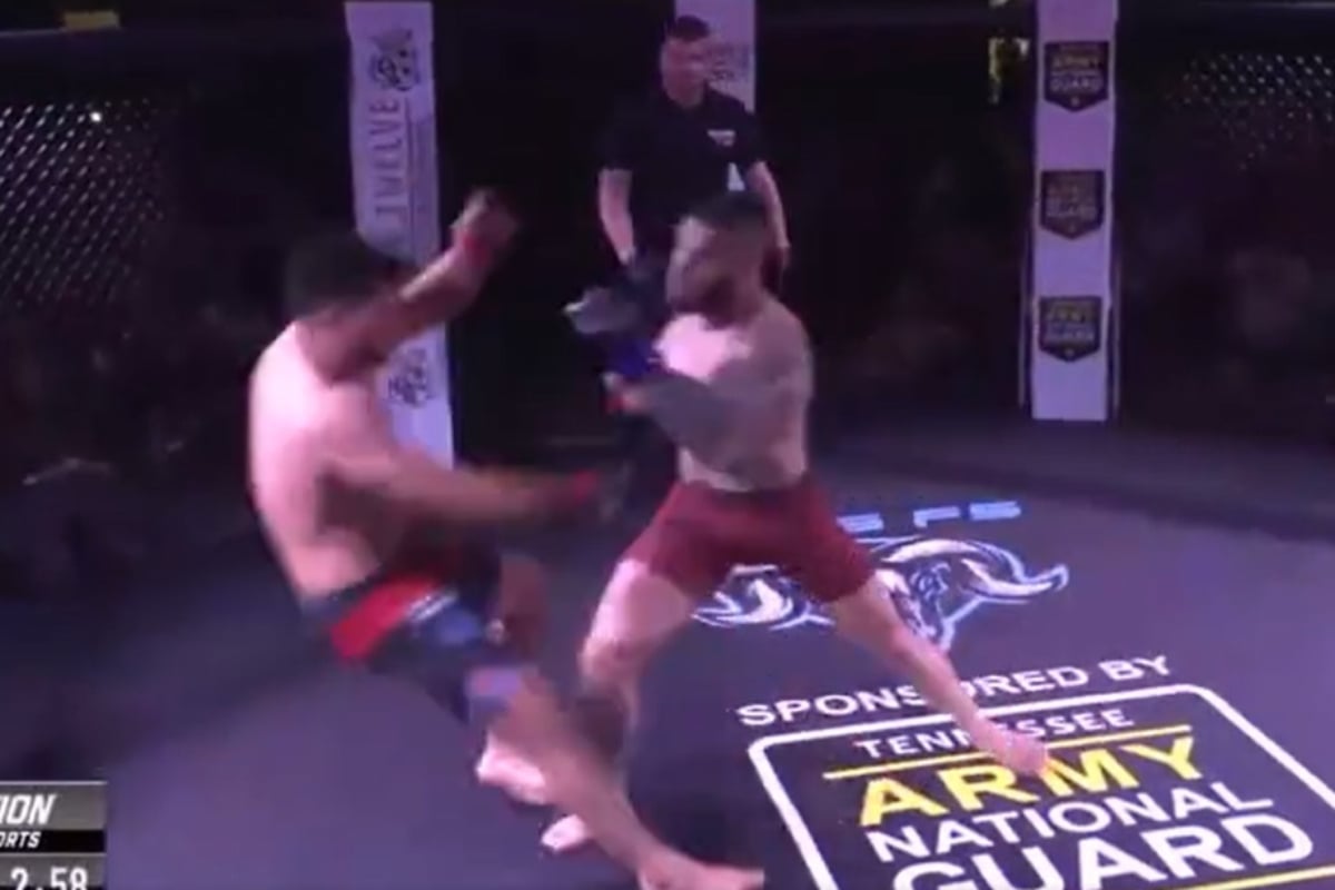 ¡Increíble! Luchador noquea al rival en solo dos segundos de pelea