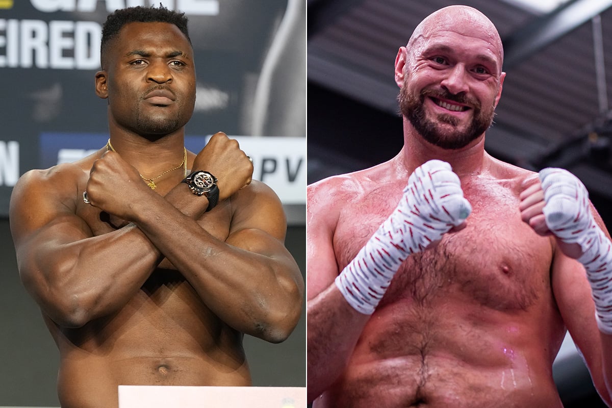 Fury y Ngannou se baten en duelo de boxeo con reglas profesionales y sin disputa de cinturones