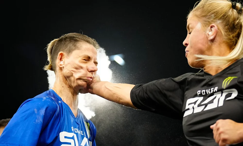 Judoka húngara noqueó a peleadora en debut del Power Slap femenino