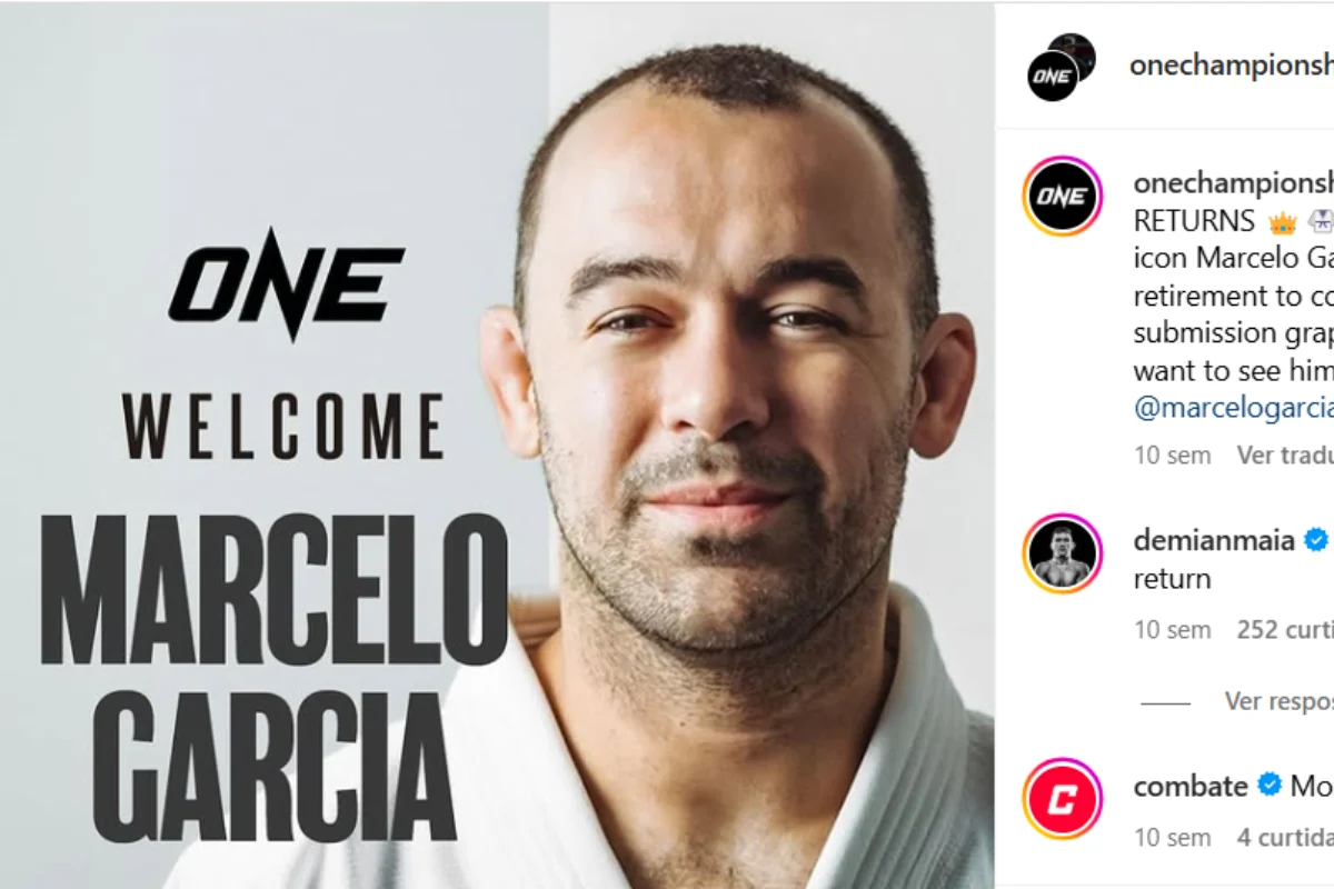 Leyenda del jiu-jitsu Marcelo García somete a su rival al regresar a la acción tras vencer al cáncer