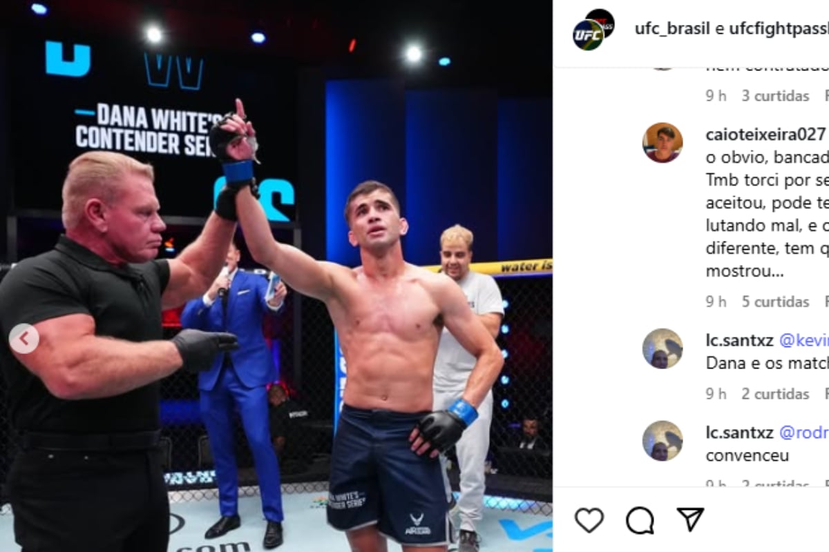 ¡Sin contrato! Brasileño gana, pero no convence y queda en blanco en Contender Series