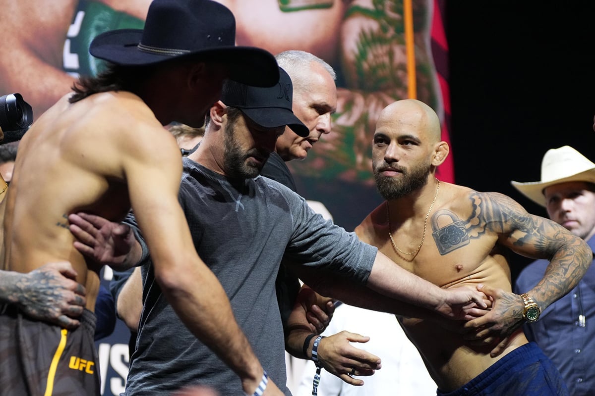 ¡Ambiente tenso! Jean Silva y Diego Lopes discrepan tras la pelea de Noche UFC